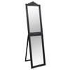 Samostojeće ogledalo crno 40 x 160 cm 351523