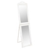 Samostojeće ogledalo bijelo 45 x 180 cm 351524