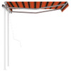 Automatska tenda na uvlačenje 3,5 x 2,5 m narančasto-smeđa 3069930