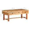 Stolić za kavu 100 x 50 x 40 cm od masivnog drva bagrema 322669
