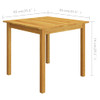 3-dijelni vrtni blagovaonski set smeđi 3067689
