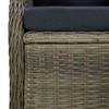 3-dijelni vrtni blagovaonski set smeđi 3067746