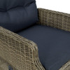 3-dijelni vrtni blagovaonski set smeđi 3068727