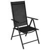 3-dijelni bistro set od aluminija i tekstilena crni 3070652