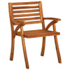 Vrtne stolice s jastucima 8 kom od masivnog drva bagrema 3075203