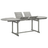 Vrtni blagovaonski stol (160 - 240)x100x75 cm od drva bagrema 316572