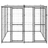 Vanjski kavez za pse s krovom čelični 4,84 m² 3082249