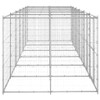 Vanjski kavez za pse od pocinčanog čelika 14,52 m² 3082286