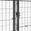Vanjski kavez za pse s krovom čelični 21,78 m² 3082296