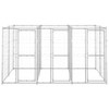 Vanjski kavez za pse od pocinčanog čelika 7,26 m² 3082283