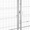 Vanjski kavez za pse od pocinčanog čelika s krovom 12,1 m² 3082304