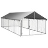 Vanjski kavez za pse s krovom 600 x 200 x 150 cm 171500