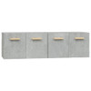 Zidni ormarići 2 kom boja siva betona 60x36,5x35 cm drveni 3115631