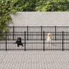 Vanjski kavez za pse čelični 16,94 m² 3124619