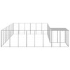 Kavez za pse srebrni 15,73 m² čelični 3082233