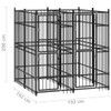 Vanjski kavez za pse čelični 3,69 m² 3097937