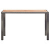 Vrtni stol antracit-smeđi 123x60x74 cm masivno bagremovo drvo 46451