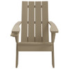 Vrtna stolica Adirondack svjetlosmeđa 75x88,5x89,5 cm PP 364175
