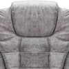 Masažna uredska stolica od umjetne brušene kože svjetlosiva 20578