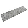 Kuhinjski tepih perivi s uzorkom betona 45 x 150 cm baršunasti 136570