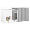 Kavez za kokoši sivi 200 x 91 x 100 cm od pocinčanog čelika 171546