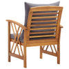 Vrtne stolice s jastucima 2 kom od masivnog bagremovog drva 310268