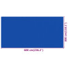 Tepih za šator 300 x 600 cm plavi HDPE 310730