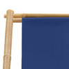 Ležaljka od bambusa i platna modra 313019