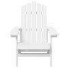 Vrtna stolica Adirondack HDPE bijela 318637