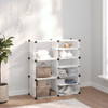Stalak za cipele prozirni 84 x 31,5 x 93 cm PP 340568