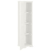 Plastični ormarić 40 x 43 x 164 cm izgled drva angora bijeli 340600