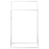 Samostojeći stalak za ručnike bijeli 48 x 24 x 78,5 cm željezni 343088