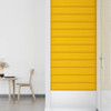Zidne ploče 12 kom žute 90 x 15 cm baršunaste 1,62 m² 343897