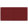 Zidne ploče od tkanine 12 kom boja vina 60 x 30 cm 2,16 m² 344076