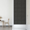 Zidne ploče od tkanine 12 kom tamnosive 30 x 30 cm 1,08 m² 343790