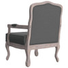 Fotelja tamnosiva 64 x 64 x 90 cm od tkanine 344472