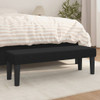 Klupa crna 100x30x30 cm od tkanine 346646