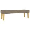 Klupa smeđesivi 100x30x30 cm od tkanine 346656