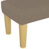 Klupa smeđesivi 100x30x30 cm od tkanine 346656