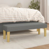 Klupa tamnosivi 100x30x30 cm od tkanine 346653