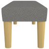 Klupa tamnosivi 100x30x30 cm od tkanine 346653