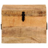 Kutija za pohranu 39 x 28 x 31 cm od masivnog drva manga 338483