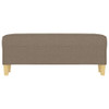 Klupa smeđesiva 100x30x30 cm od tkanine 349382