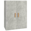 Viseći zidni ormarić siva boja betona 69,5 x 34 x 90 cm 812262