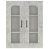 Viseći zidni ormarić siva boja betona 69,5 x 34 x 90 cm 812289
