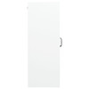 Viseći zidni ormarić visoki sjaj bijeli 69,5 x 34 x 90 cm 812291