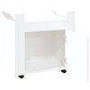 Kolica za radni stol bijela 60x45x60 cm od konstruiranog drva 816608