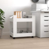 Kolica za radni stol bijela 60x45x60 cm od konstruiranog drva 816600
