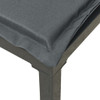 Vrtna stolica s jastucima crno-siva od poliratana 362798