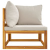 2-dijelni set vrtnih sofa s jastucima masivno bagremovo drvo 360010